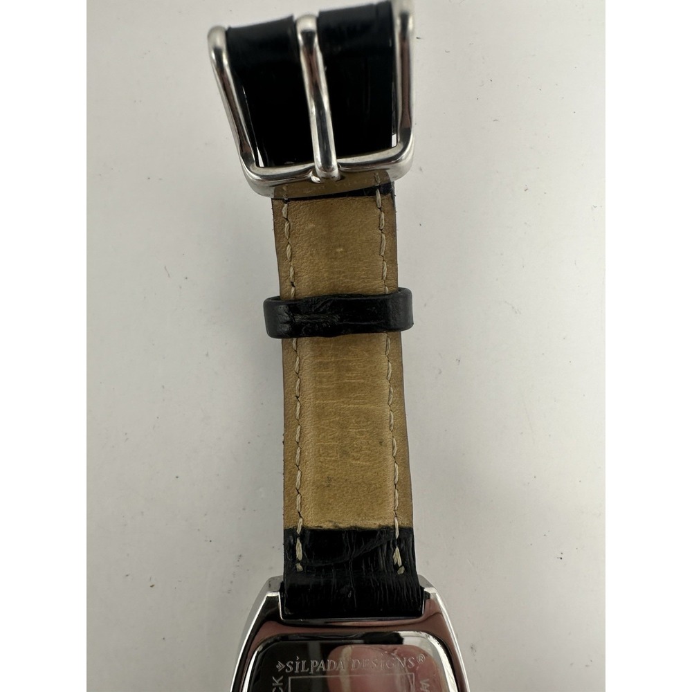 Silpada Designs Watch New Battery 30MM 7.5" Leather Band M6 - Picture 9 of 12